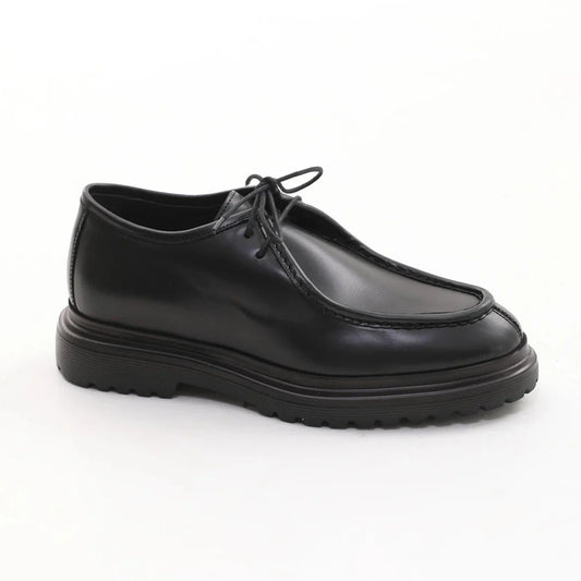 Black Calf Casual Laces F-624