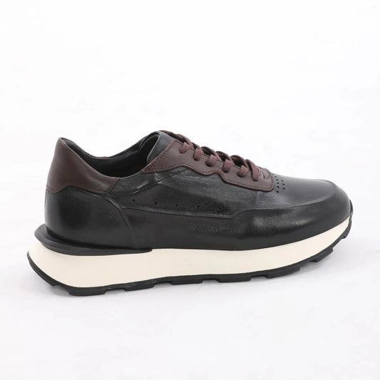 Brown Calf Leather Runners