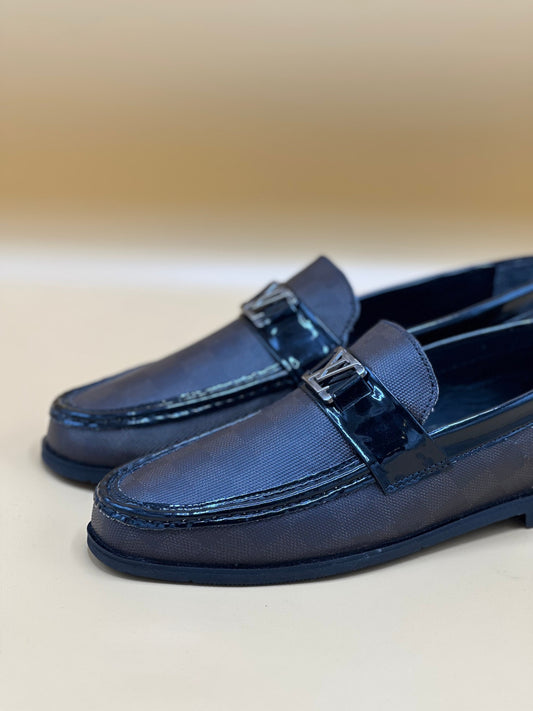 Brown LV Moccasins