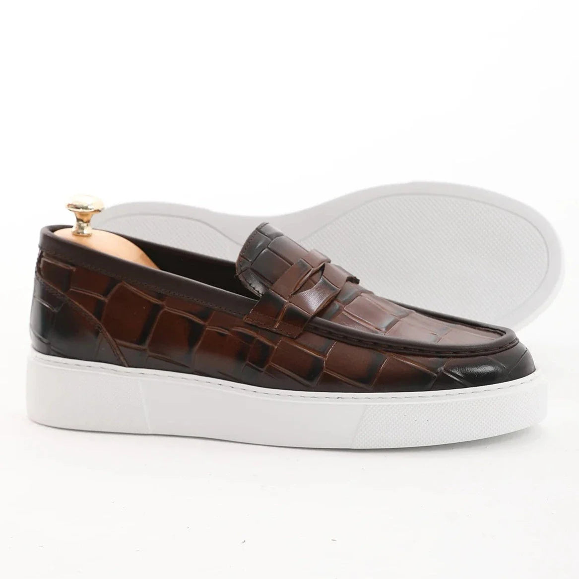 Coffee Croc Casual Wear F-416