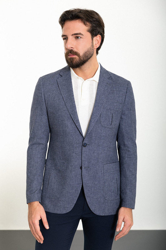 Navy Blue BP Slim Fit Blazer MB-013