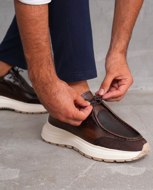 Brown Shaded Smart Casual Shoes