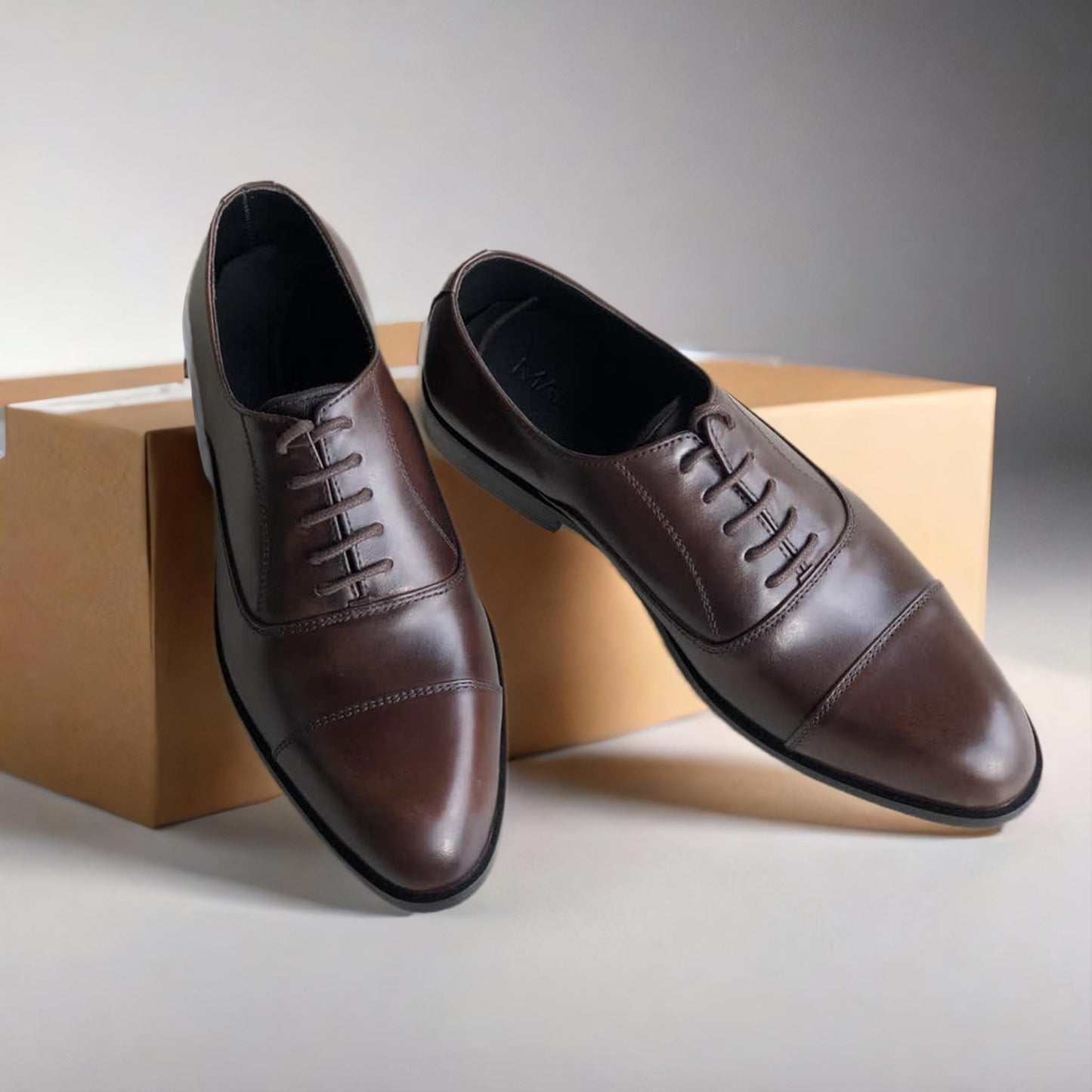 Brown Captoe Oxford
