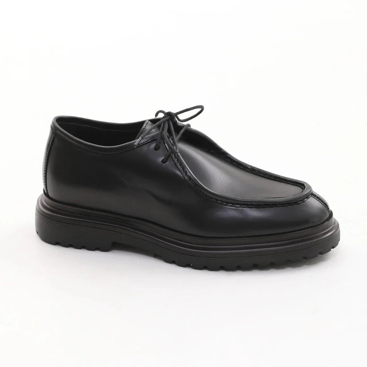 Black Calf Casual Laces F-624
