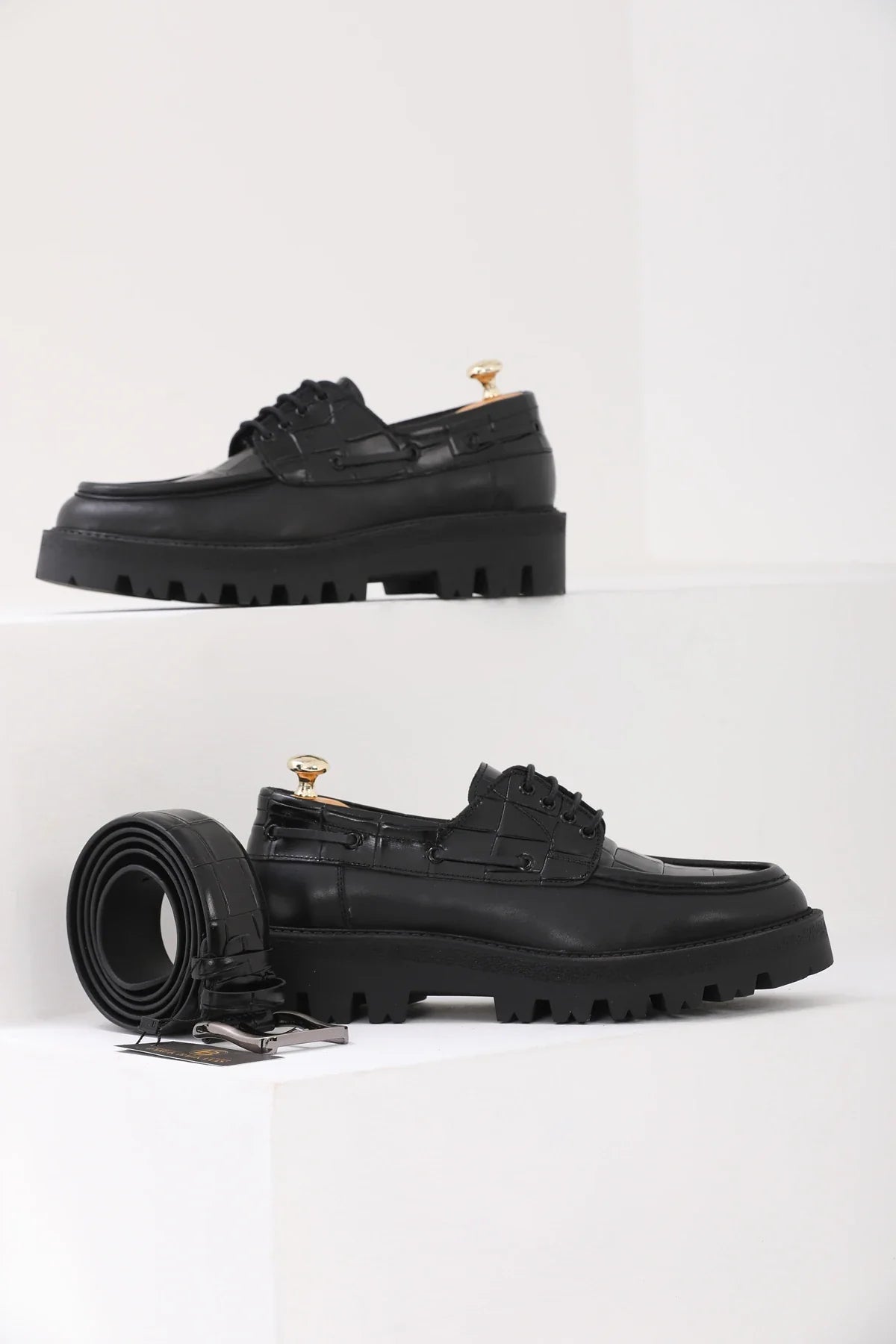 Black Croc Chunky Savio-512